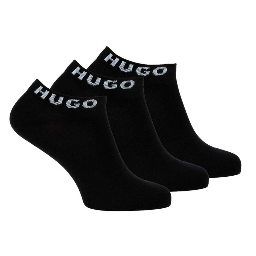 Boss Mens Trainer Socks (Pack of 3) / Black